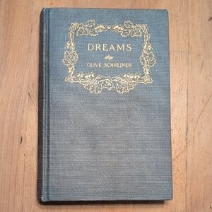 Vintage Blue Hardcover Book 'Dreams'